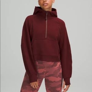 Lululemon Oversized 1/2 Zip Scuba Hoodie M/L